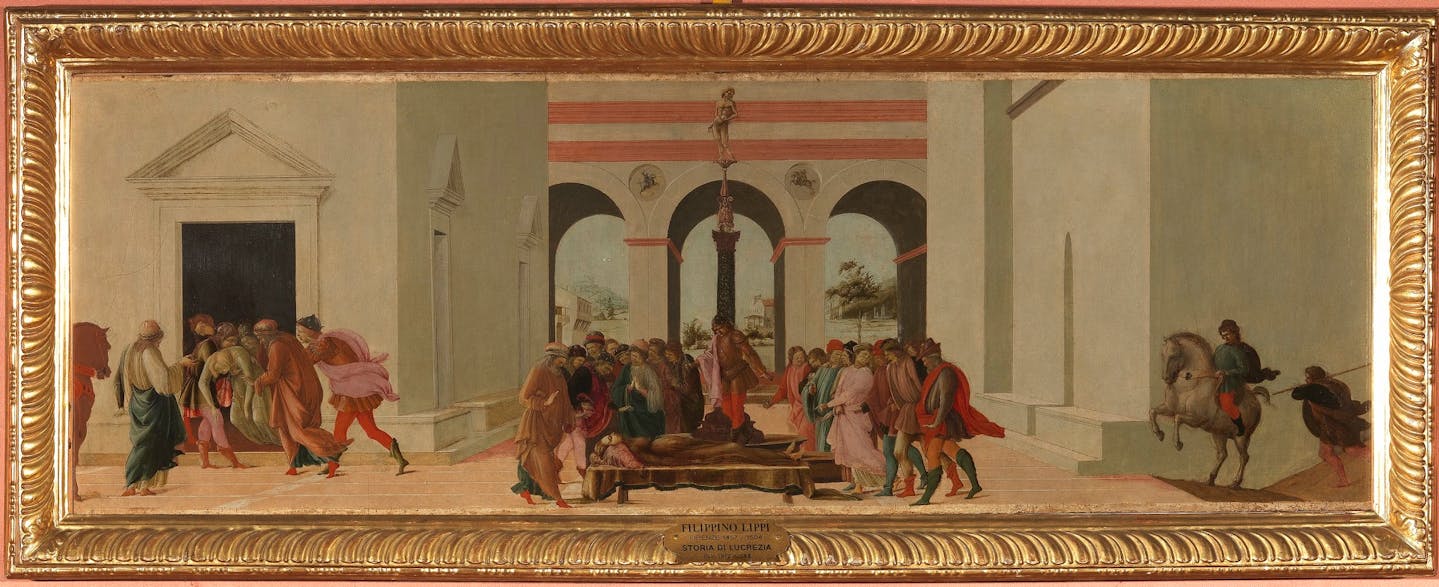 Storia di Lucrezia di Filippino Lippi